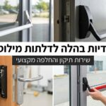 מנעולן בקרית חיים מאייל מתקן דלת ללא נזק מנעולן בקריית חיים מתקן דלת כניסה בבית פרטי בקריית חיים מערבית